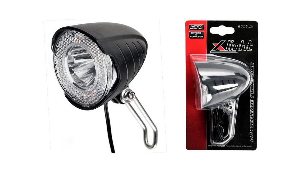 Lampka przód X-Light XC-110 15LUX dynamo