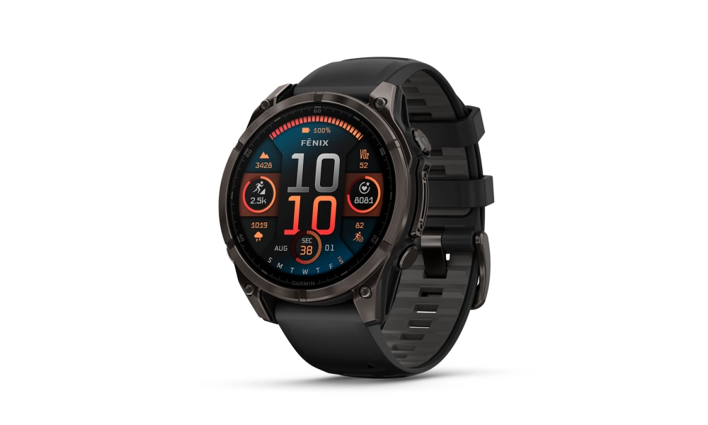 Smartwatch Garmin Fenix 8 47 mm AMOLED Sapphire Carbon Grey