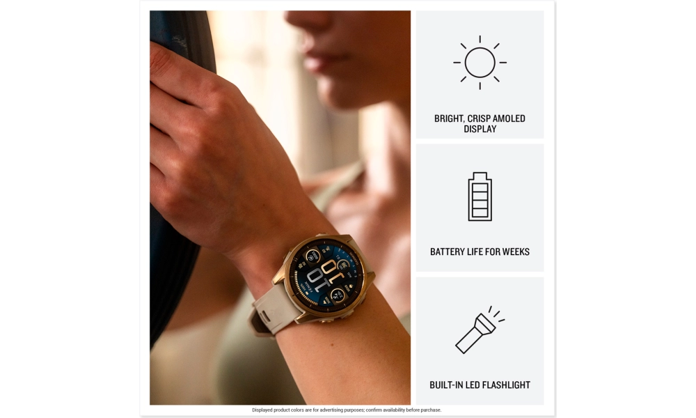 Smartwatch Garmin Fenix 8 47 mm AMOLED Sapphire Carbon Grey