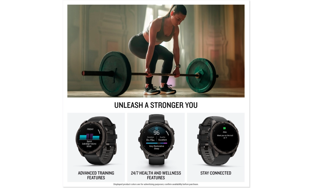 Smartwatch Garmin Fenix 8 47 mm AMOLED Sapphire Carbon Grey