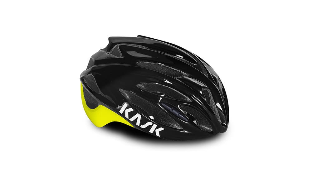 Kask rowerowy KASK Rapido Black / Yellow Fluo