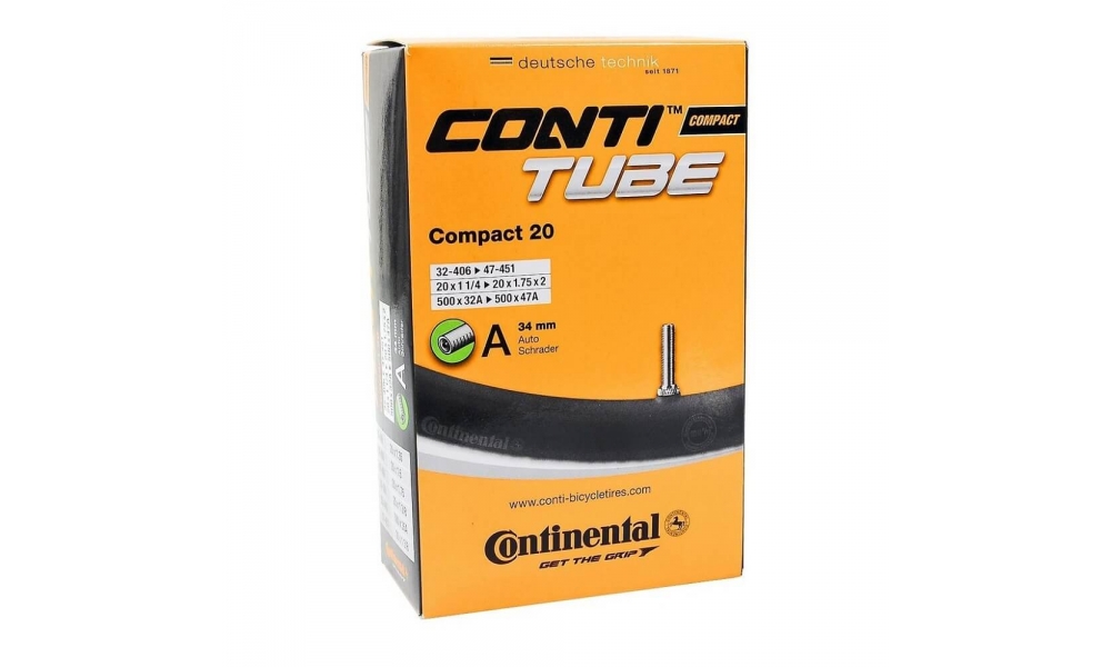 Dętka Continental Compact 20 Auto 34mm