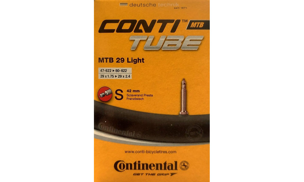 Dętka Continental MTB 29 Light presta 42mm