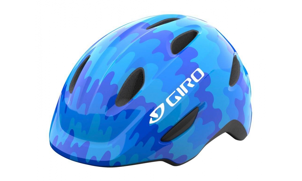 Kask rowerowy dziecięcy Giro Scamp blue splash