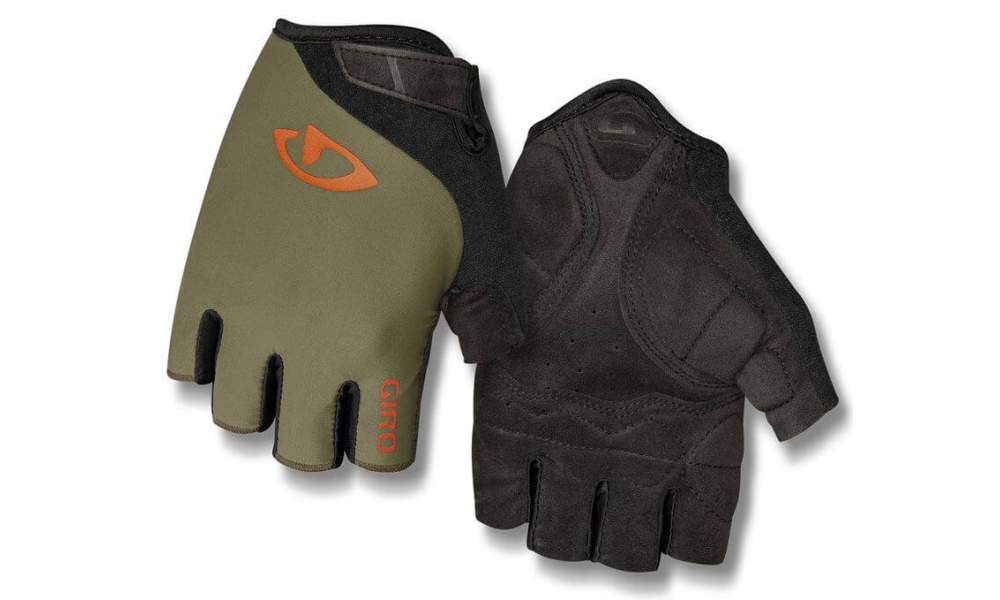 Rękawiczki męskie Giro Jag olive deep orange roz. XXL