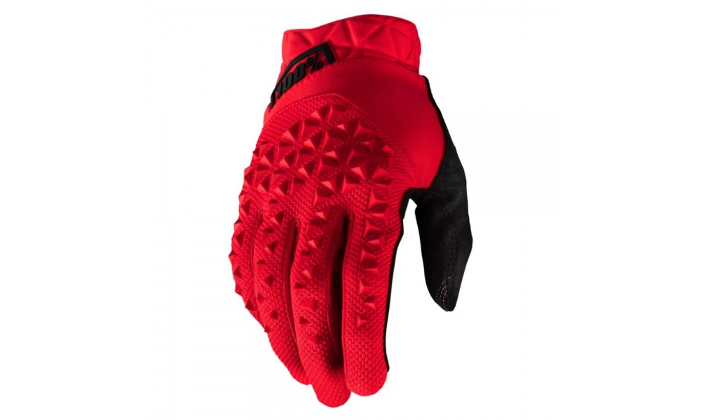 Rękawiczki rowerowe 100% Geomatic Glove red roz. M