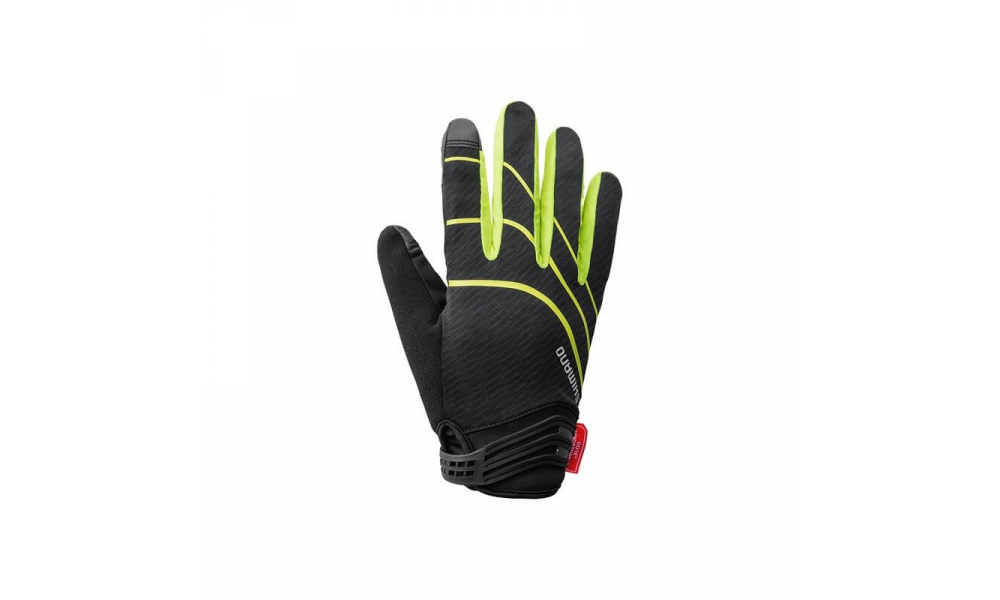 Rękawiczki Shimano Windstopper Insulated Neon / Black roz. L