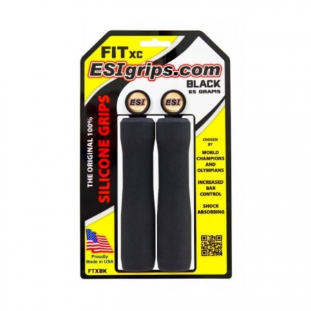 Chwyty kierownicy ESI Fit XC czarny