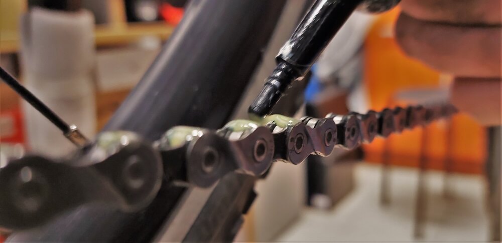 Smarowanie napędu rowerowego